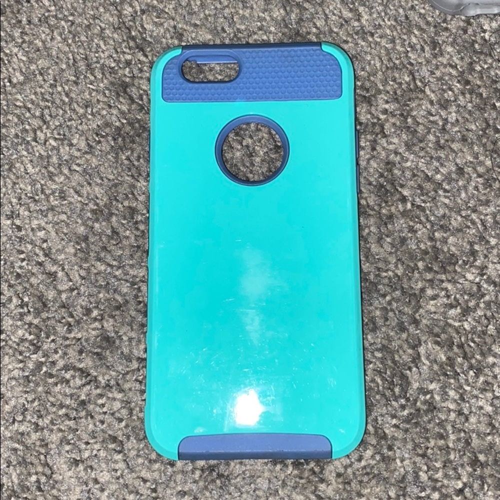 TEAL IPHONE 6 CASE.